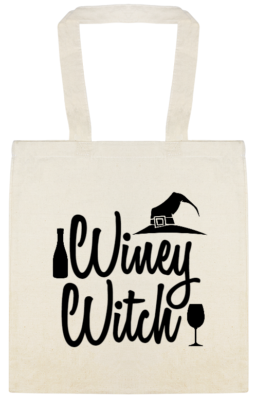 Halloween Winey Witch Custom Everyday Cotton Tote Bags Style 143119