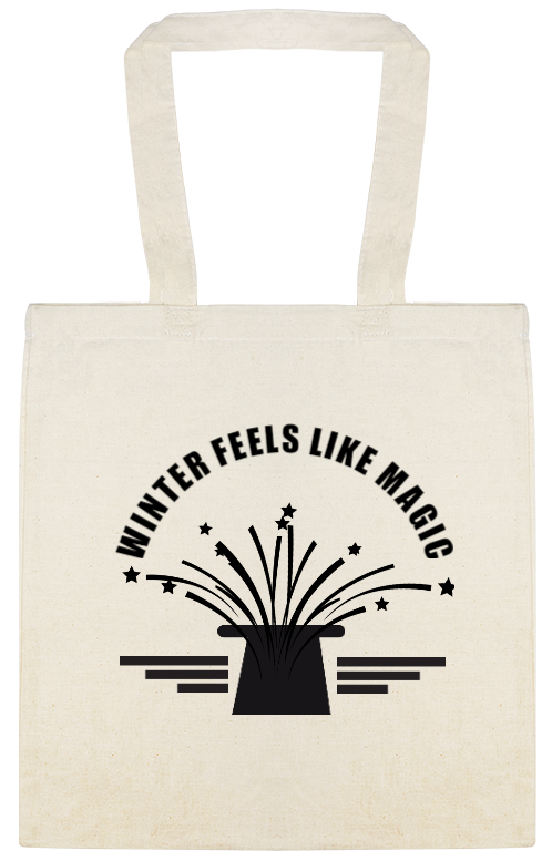 Winter Feels Like Magic Custom Everyday Cotton Tote Bags Style 144472
