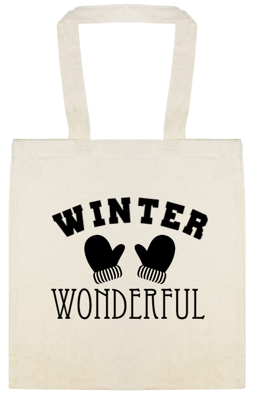 Winter Wonderful Custom Everyday Cotton Tote Bags Style 144693