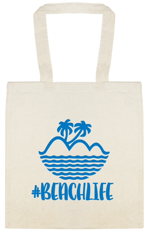 Seasonal beachlife Custom Everyday Cotton Tote Bags Style 154686