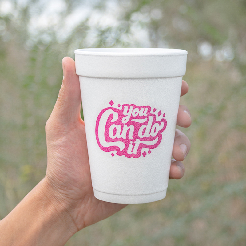 Custom 14 Oz. Foam Cups