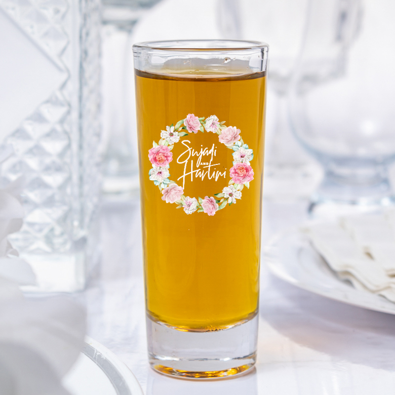Custom Clear Tall Shooter Glasses- 2 Oz.