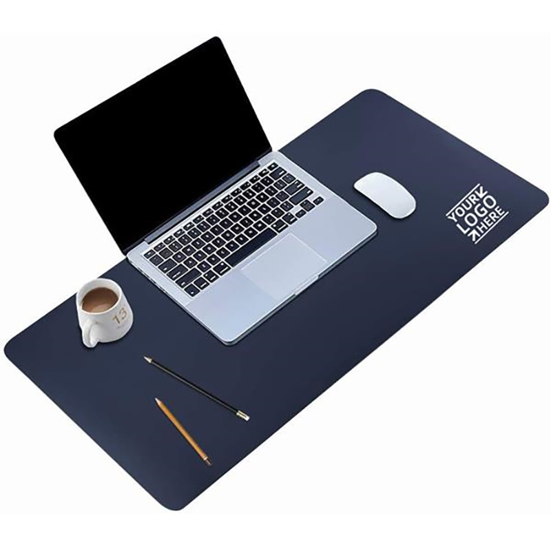 Custom PU Leather Desk Pad Desktop Mats Mouse Pads