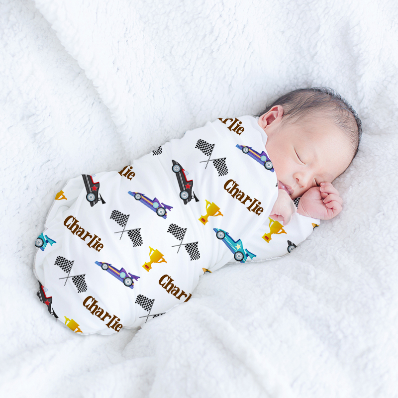 Custom Personalized Swaddle Blanket