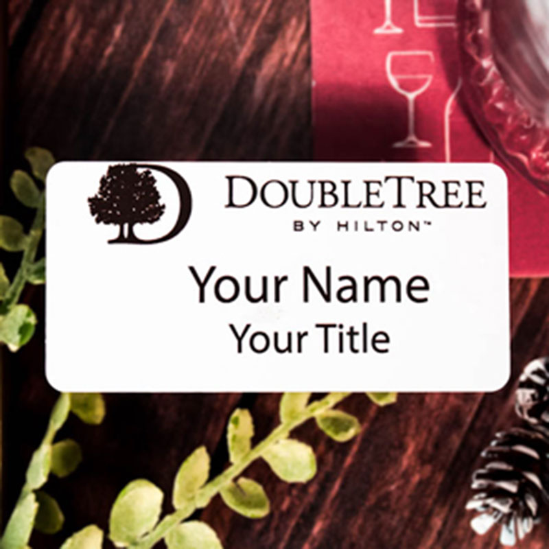 Custom Printed 1.5" X 3" Rectangle Name Badges