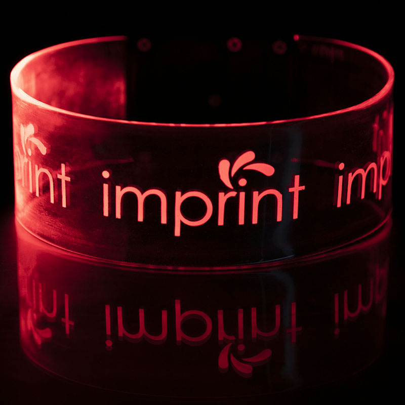 Custom Printed LED Magnetic Wristband Bracelet