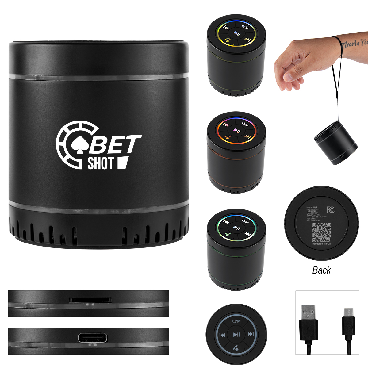 Cutter & Buck RABS Light Up Speaker