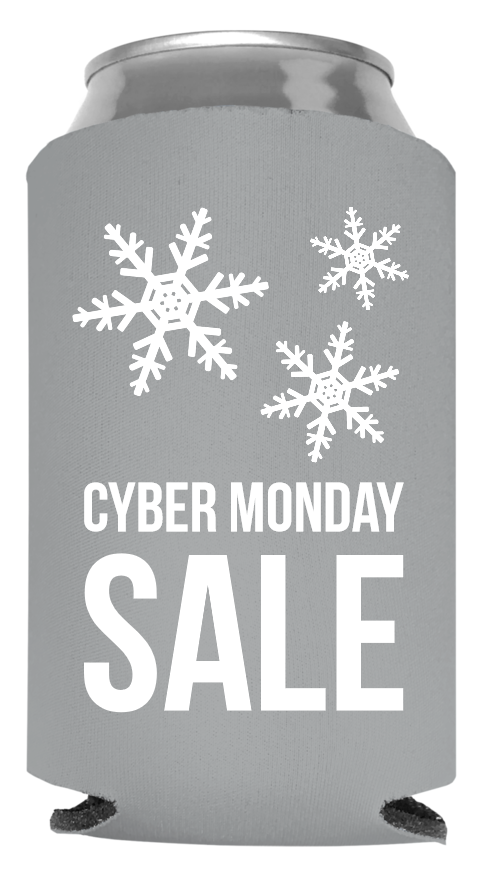 Cyber Monday Full Color Foam Collapsible Coolies Style 95464