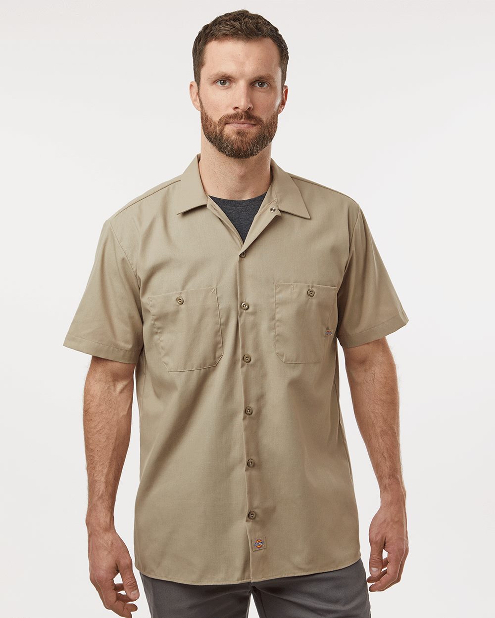 Dickies Men's Industrial Short Sleeve Work Shirt - S535