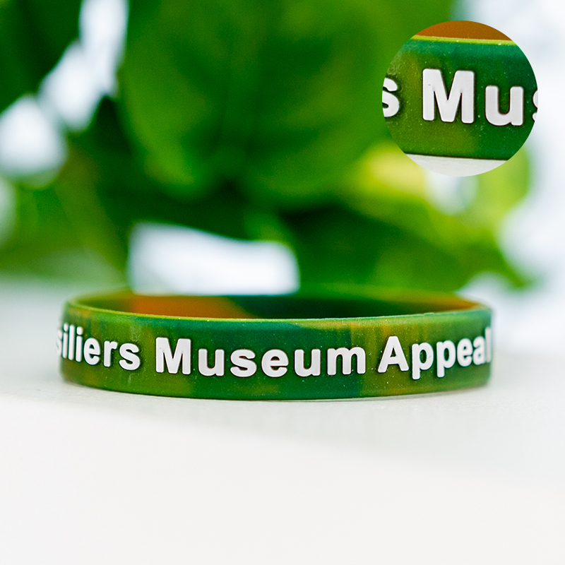 Embossed printed wristbands cheap