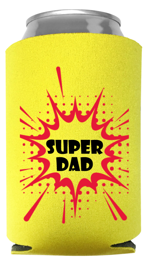 Fathers Day Full Color Foam Collapsible Coolies Style 107824