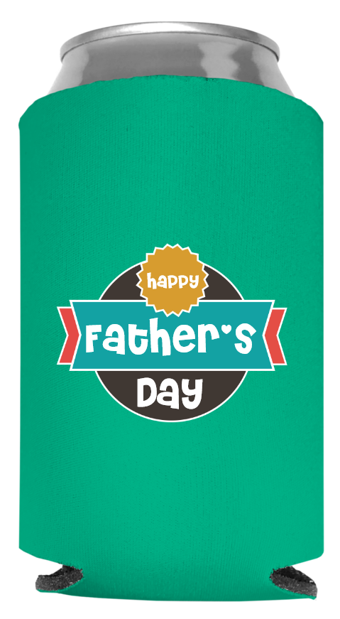 Fathers Day Full Color Foam Collapsible Coolies Style 107874