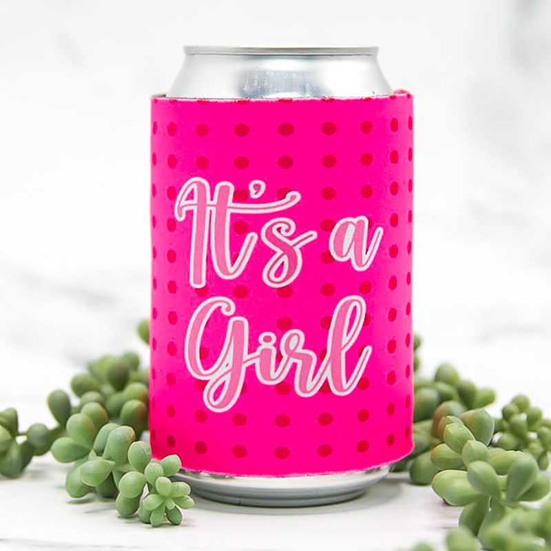Fluorescent Neon Foam Collapsible Can Sleeves