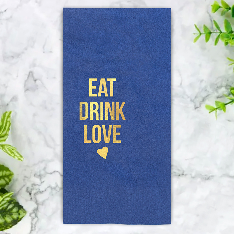 Foil Stamped Dinner Napkins