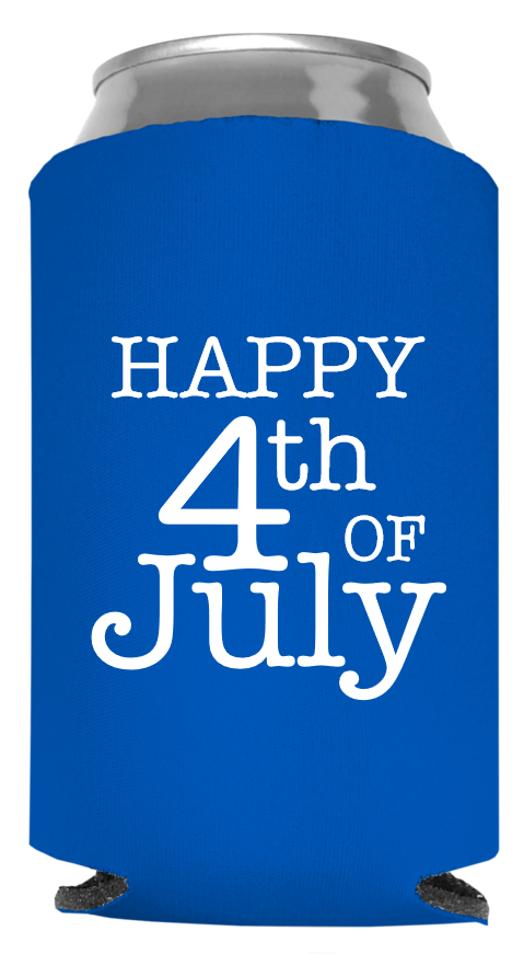 Fourth Of July Full Color Foam Collapsible Coolies Style 107513