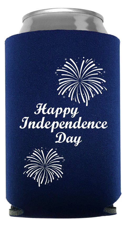 Fourth Of July Full Color Foam Collapsible Coolies Style 107534