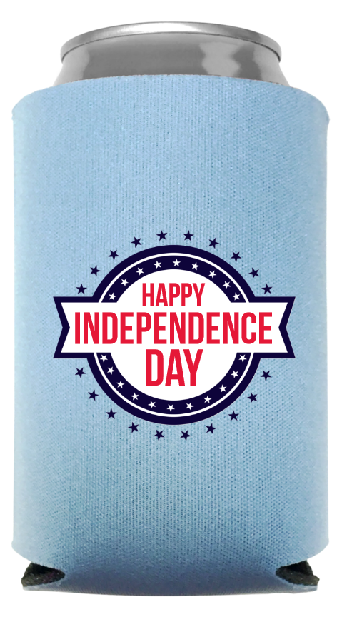 Fourth Of July Full Color Foam Collapsible Coolies Style 107792