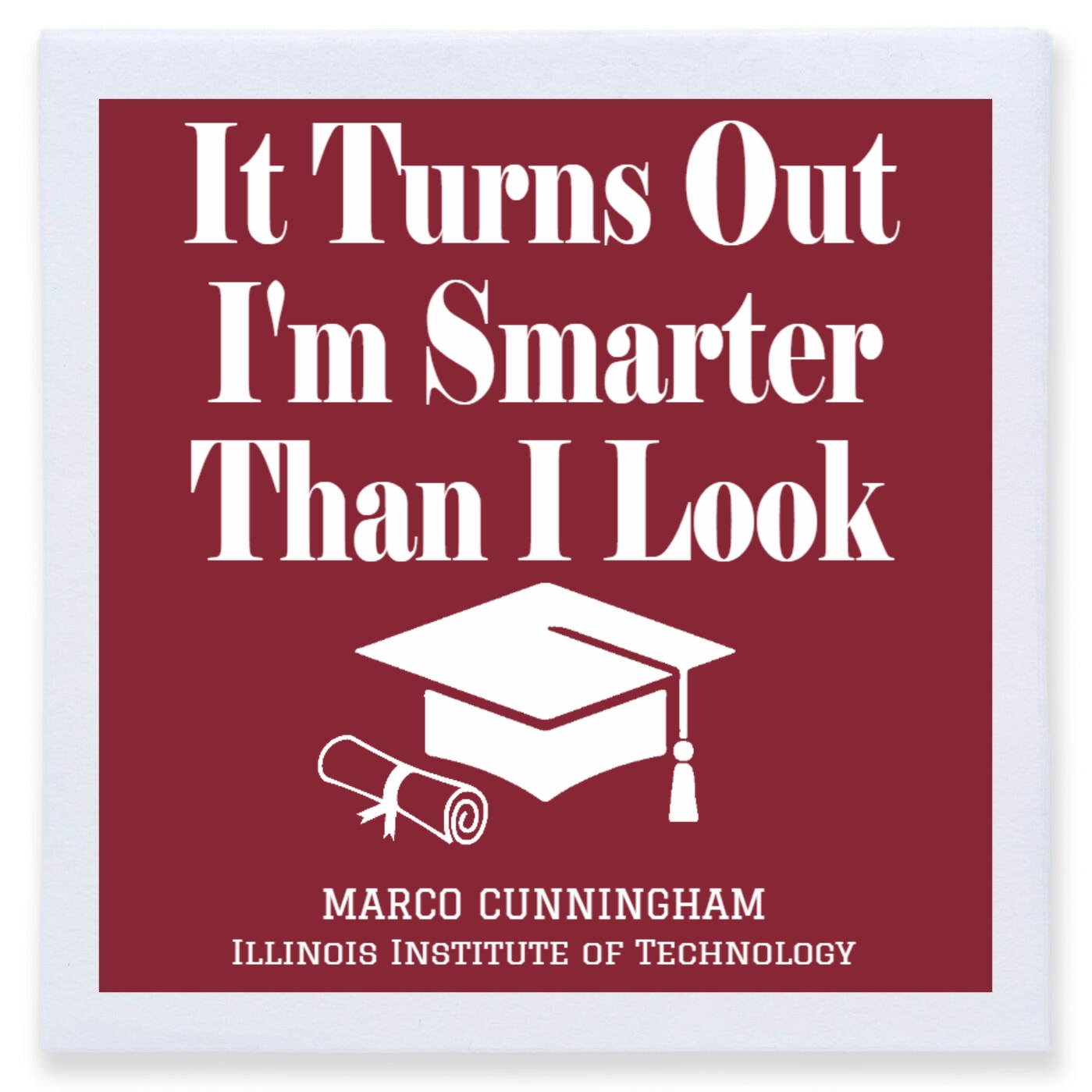 It Turns Out I'm Smarter Than I Look Im Full Color 3ply Premium Beverage Napkins Style 172296