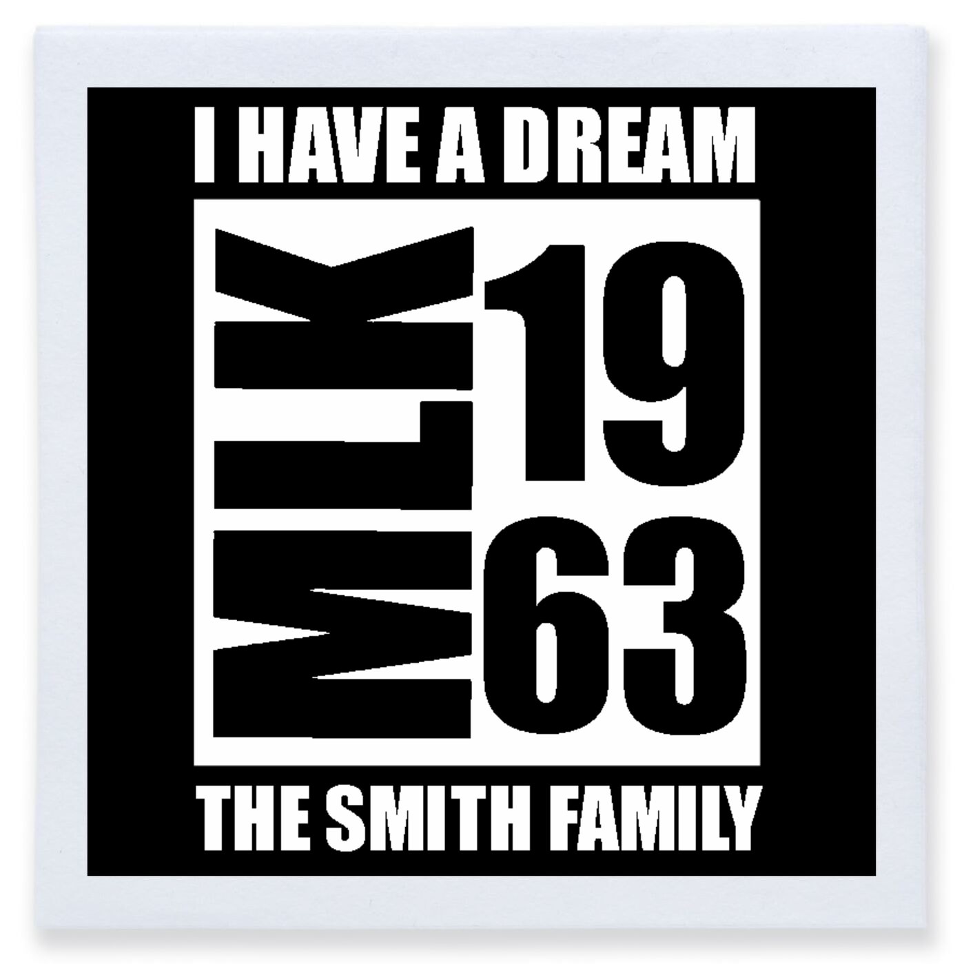 Mlk 1963 I Have A Dream The Smith Family Full Color 3ply Premium Beverage Napkins Style 169457