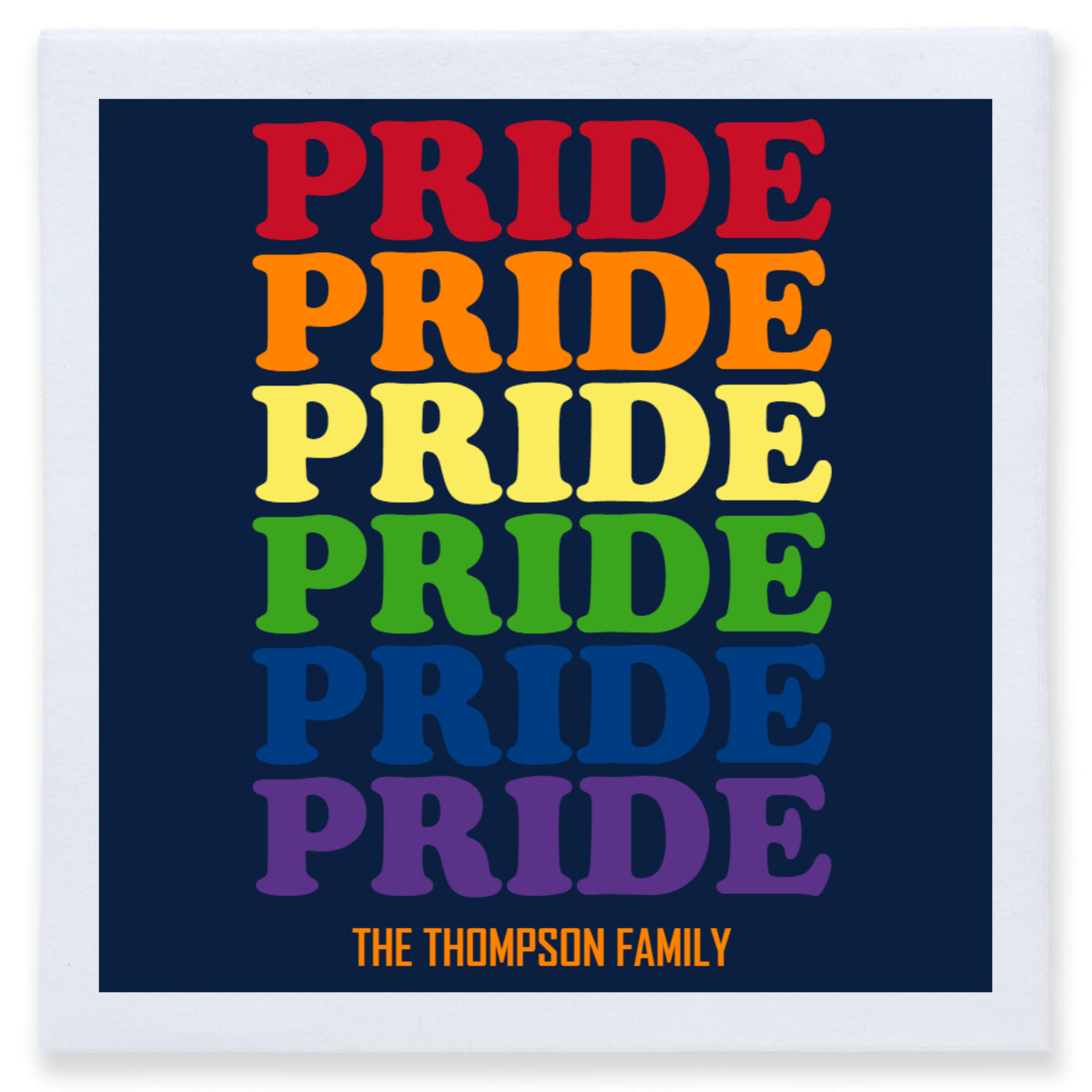 Pride Full Color 3ply Premium Beverage Napkins Style 173367