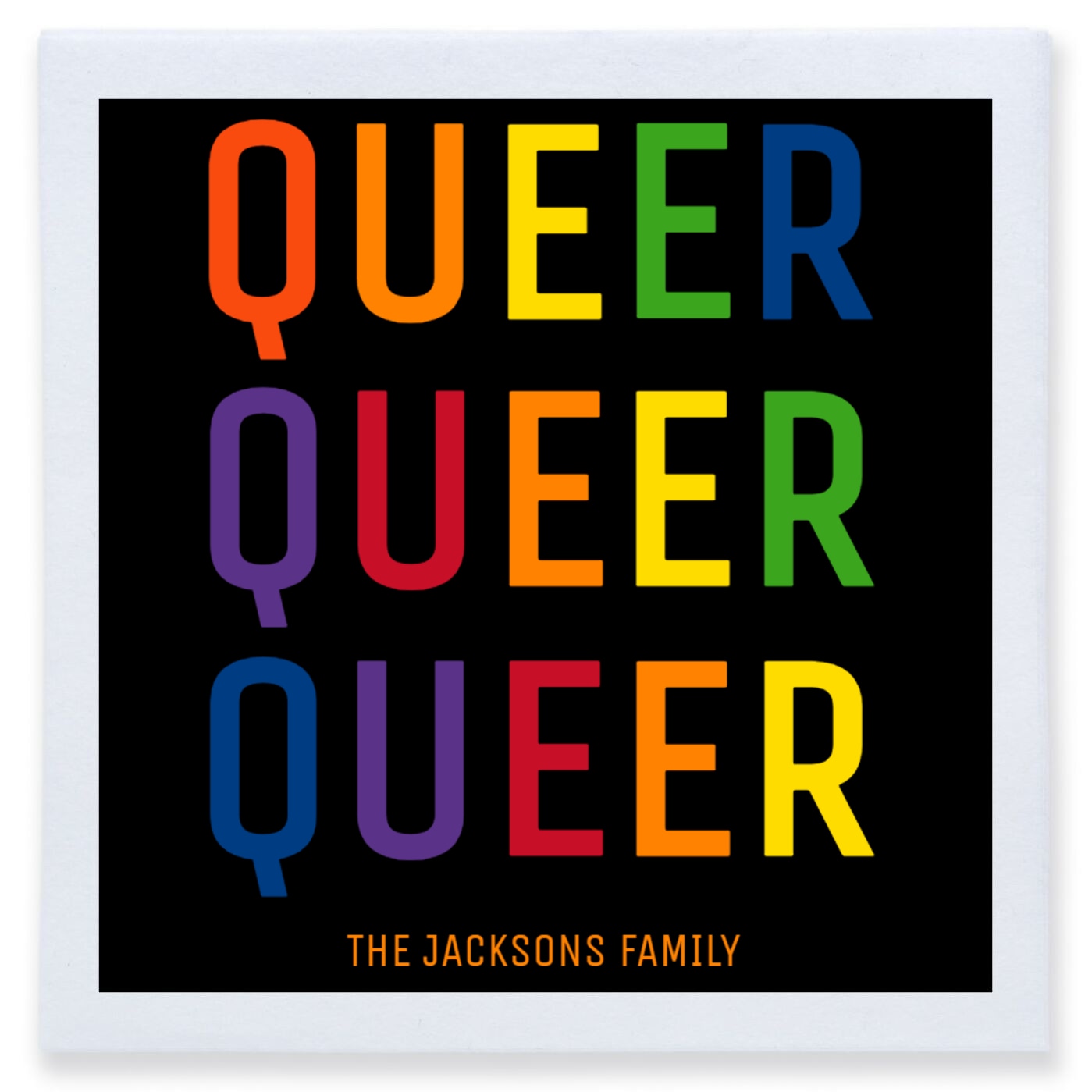Queer Full Color 3ply Premium Beverage Napkins Style 173370