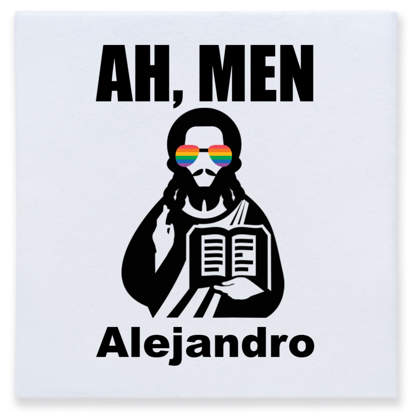 Ah Men Full Color 3ply Premium Beverage Napkins Style 173286