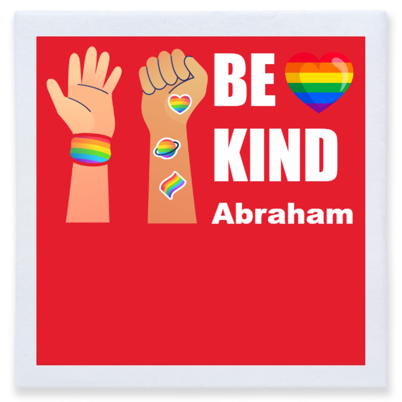 Be Kind Full Color 3ply Premium Beverage Napkins Style 173288