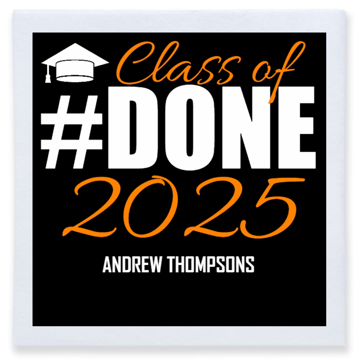 Class Of 2025 Done Full Color 3ply Premium Beverage Napkins Style 171137