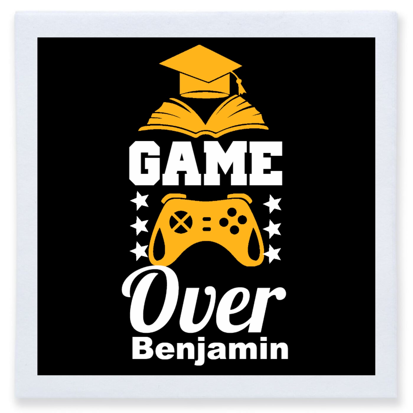 Game Over Benjamin Full Color 3ply Premium Beverage Napkins Style 171306