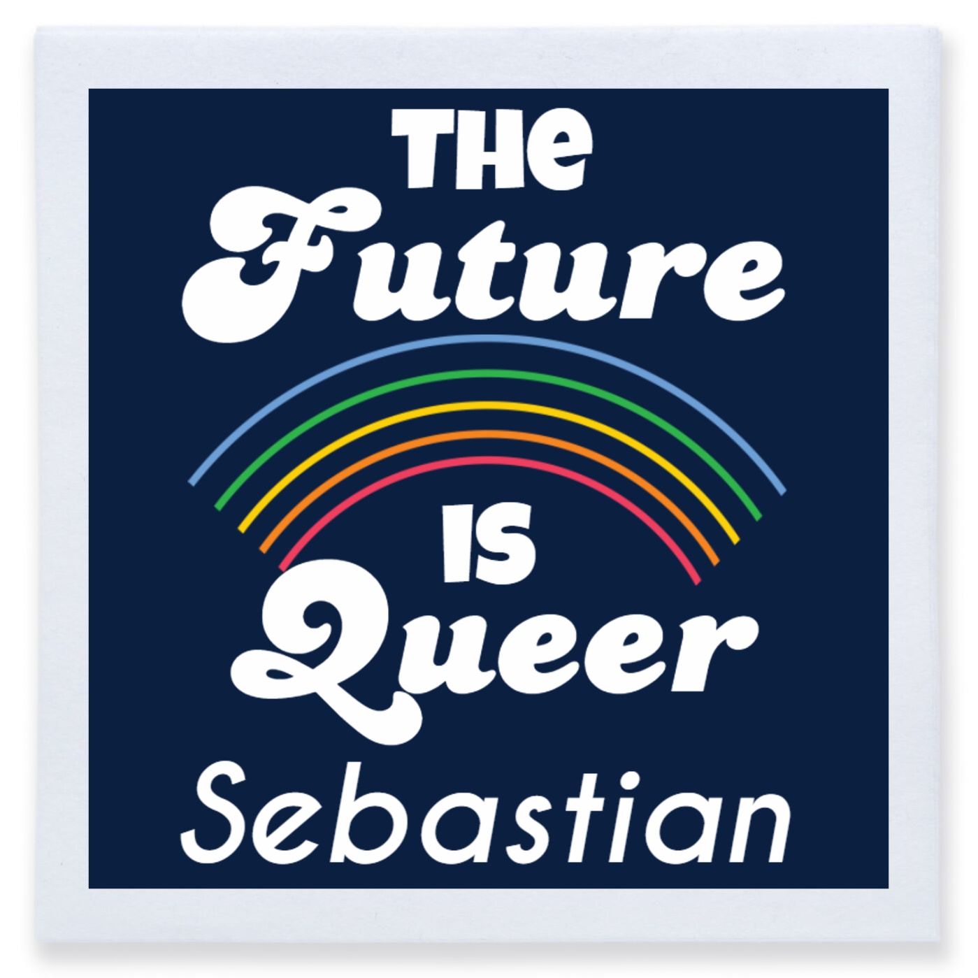 The Future Is Queer Full Color 3ply Premium Beverage Napkins Style 173216