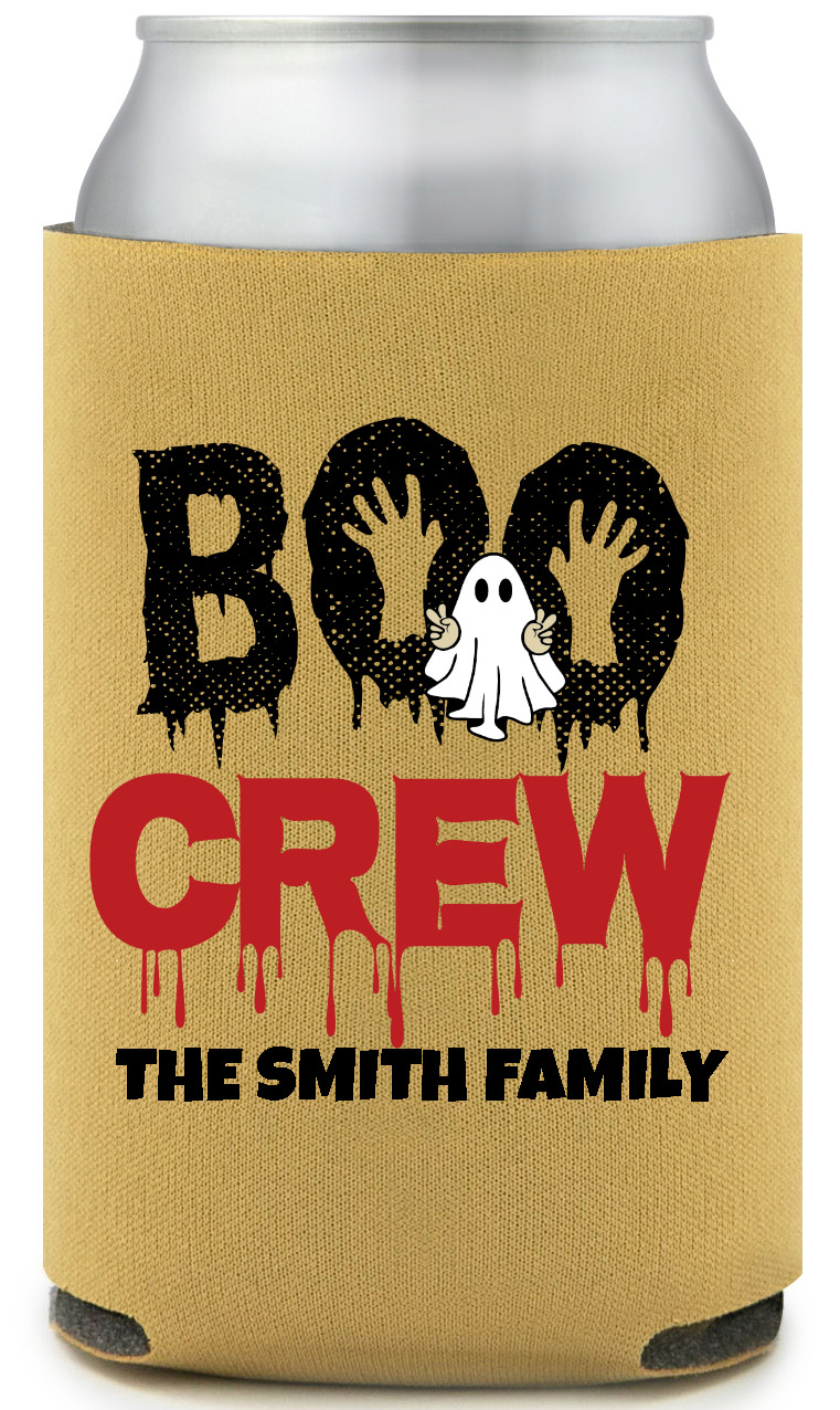 Boo Crew The Smith Family Full Color Foam Collapsible Coolies All Over Print Style 167667