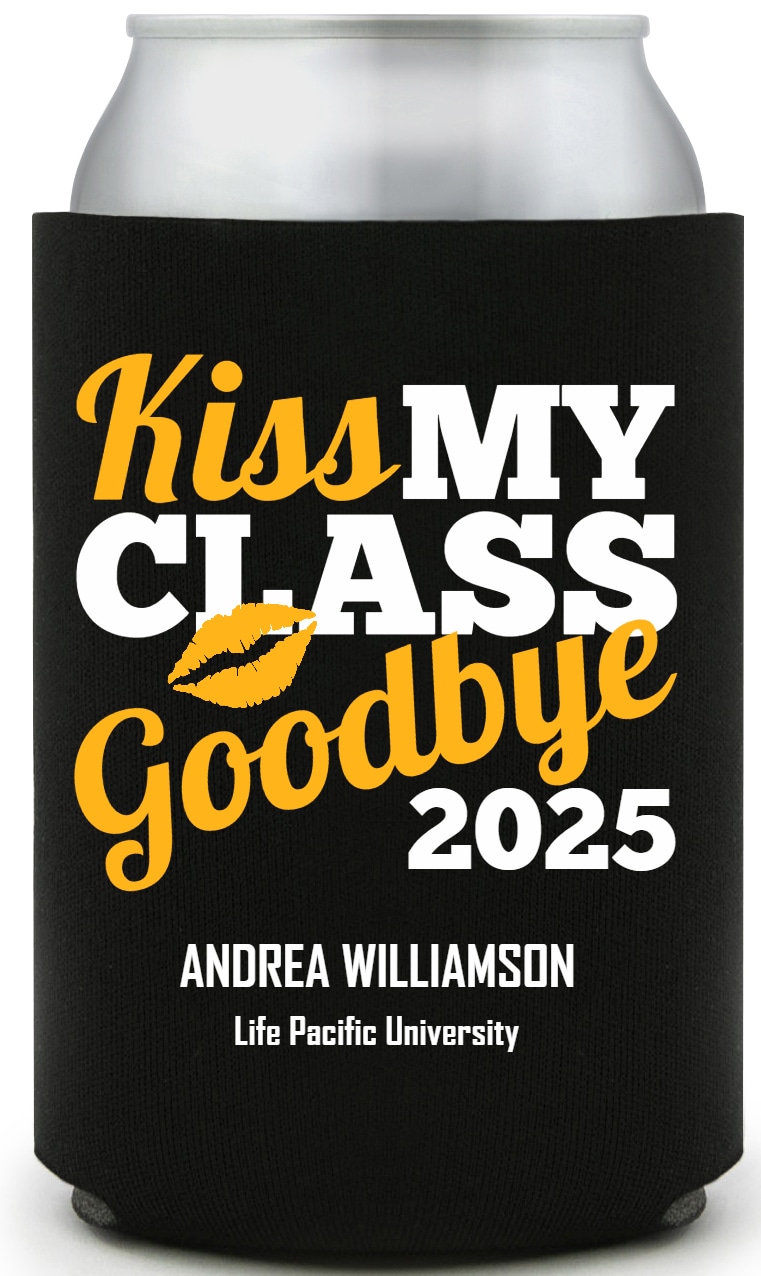 Kiiss My Class Goodbye 2025 Kiss Full Color Foam Collapsible Coolies All Over Print Style 172702