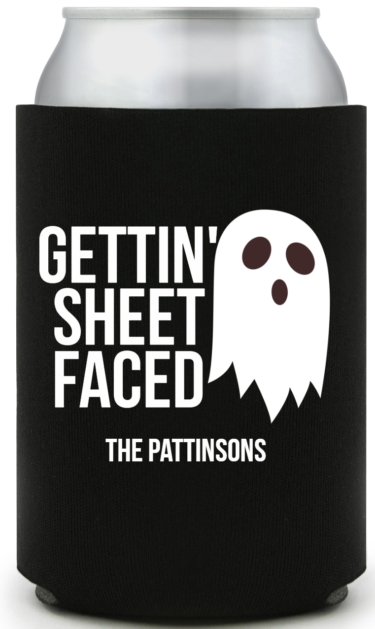 Gettin' Sheet Faced Full Color Foam Collapsible Coolies All Over Print Style 167507