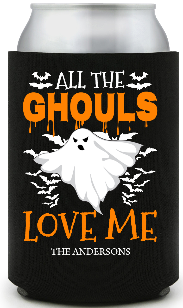 All The Ghouls Love Me Full Color Foam Collapsible Coolies All Over Print Style 167537