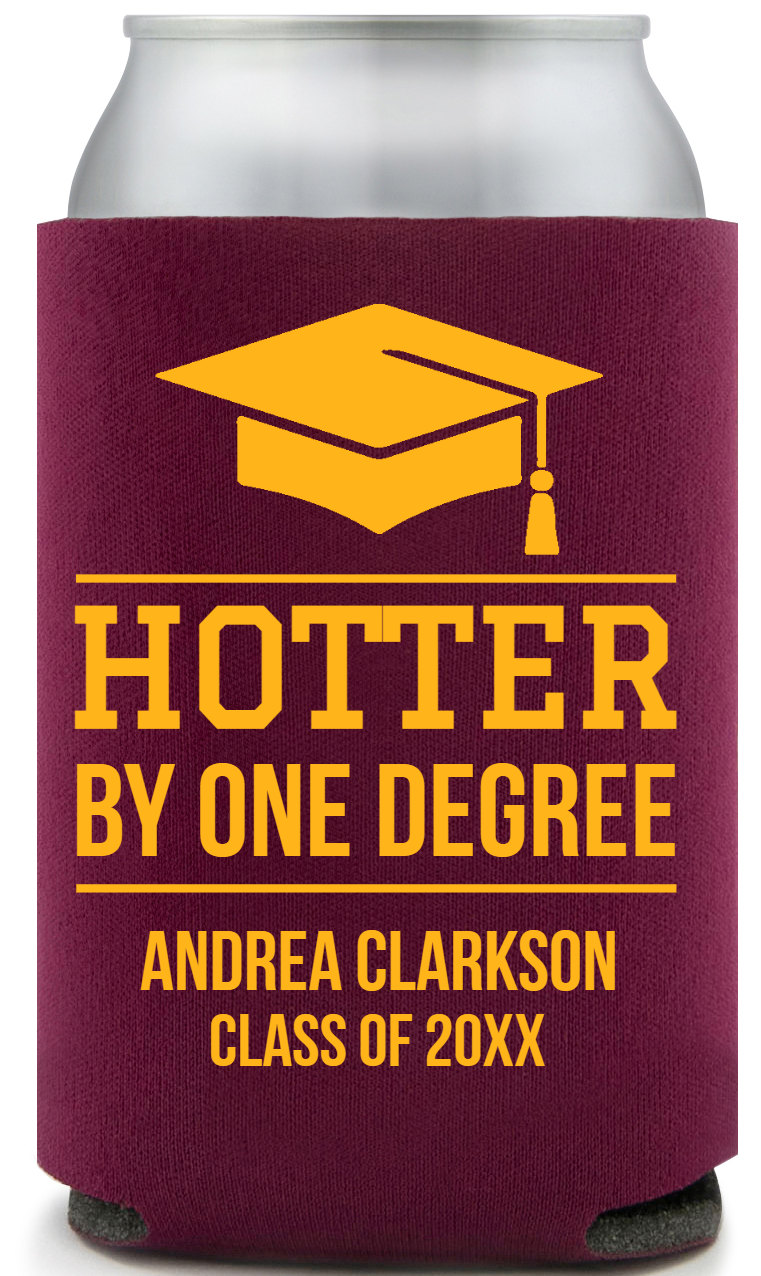 Hotter By One Degree Full Color Foam Collapsible Coolies All Over Print Style 172680