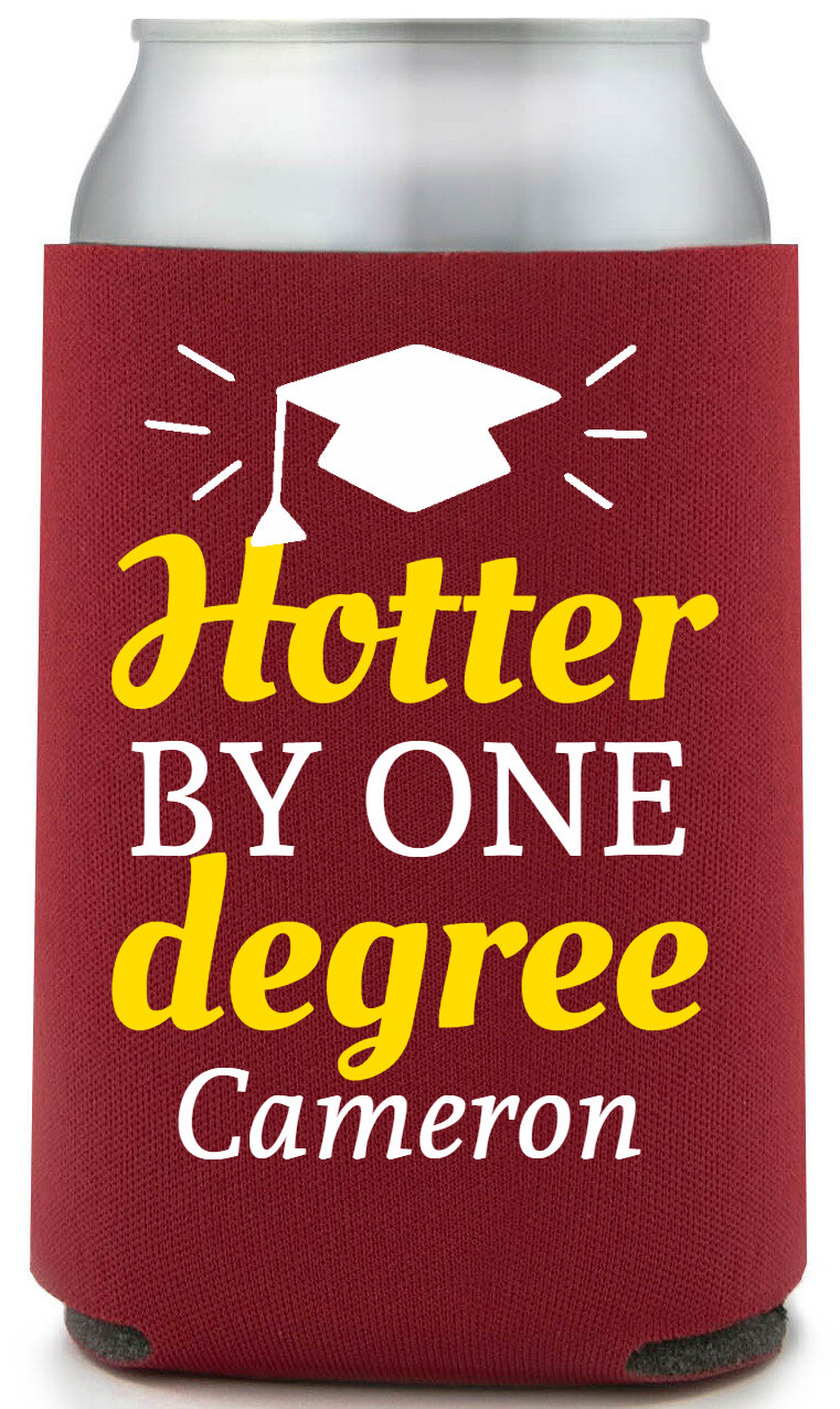 Hotter By One Degree Full Color Foam Collapsible Coolies All Over Print Style 171109