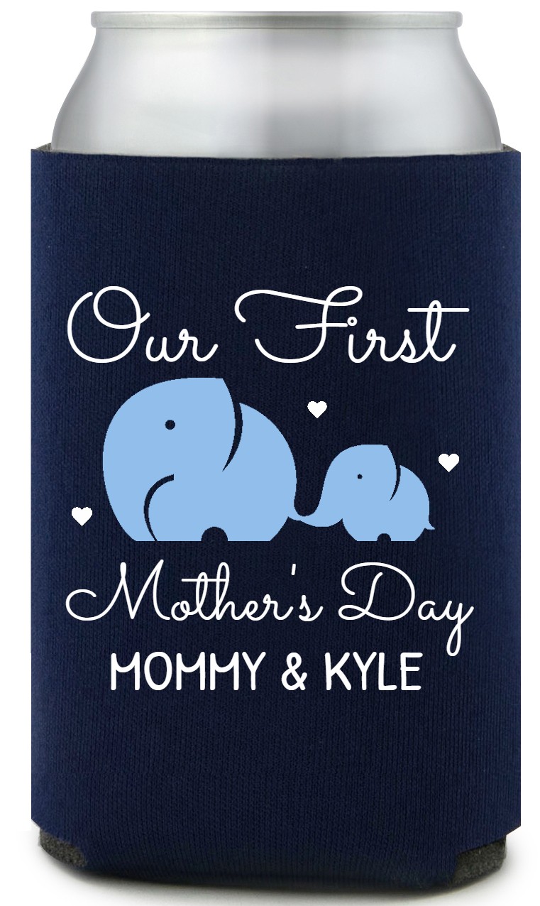 Our First Mother's Day Full Color Foam Collapsible Coolies All Over Print Style 172505