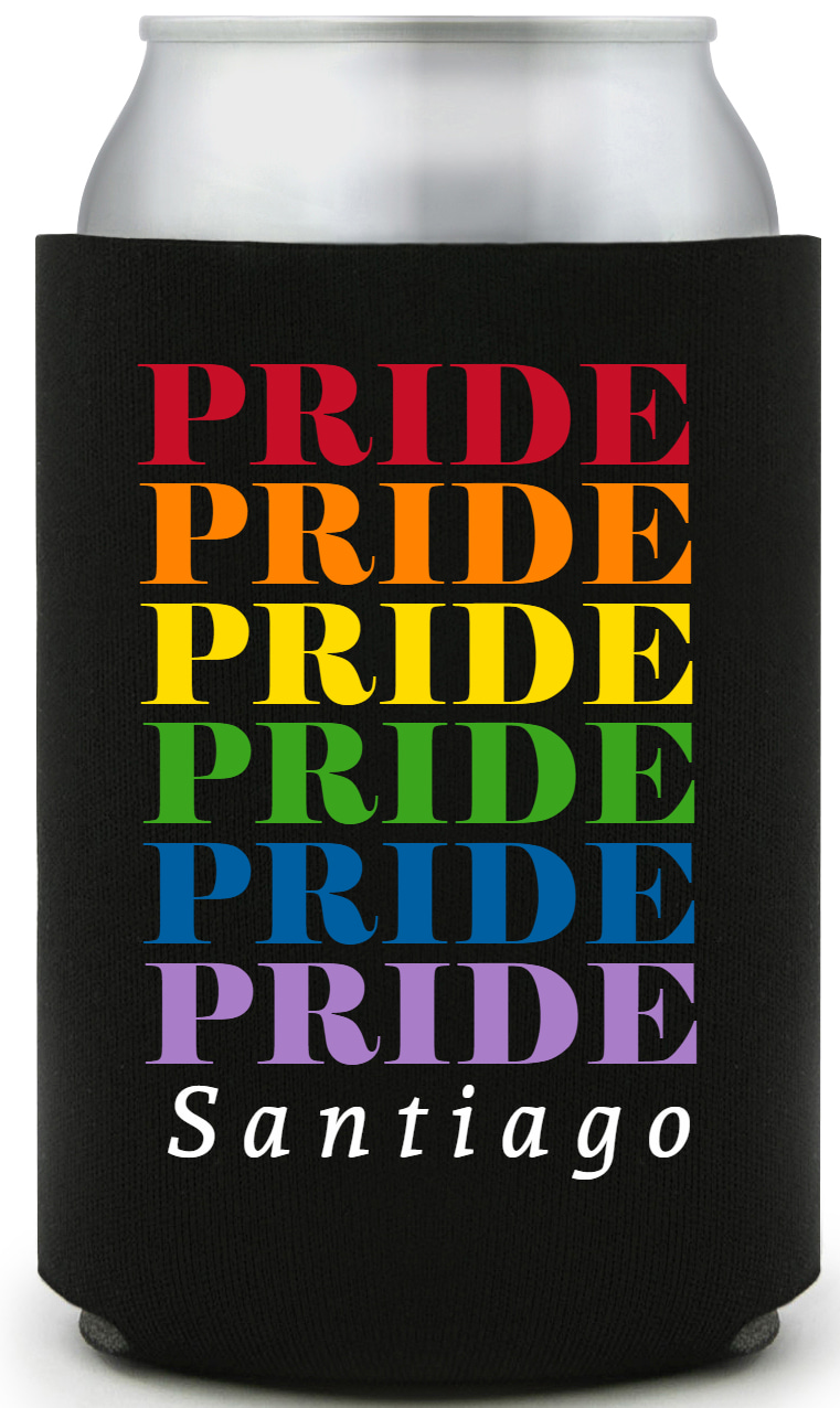 Pride Full Color Foam Collapsible Coolies All Over Print Style 171635
