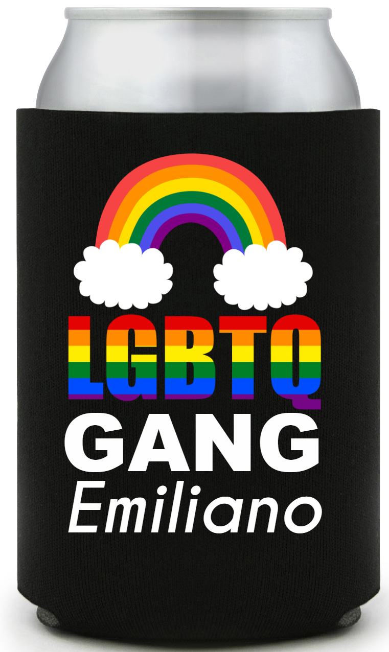 Lgbtq Gang Full Color Foam Collapsible Coolies All Over Print Style 173194