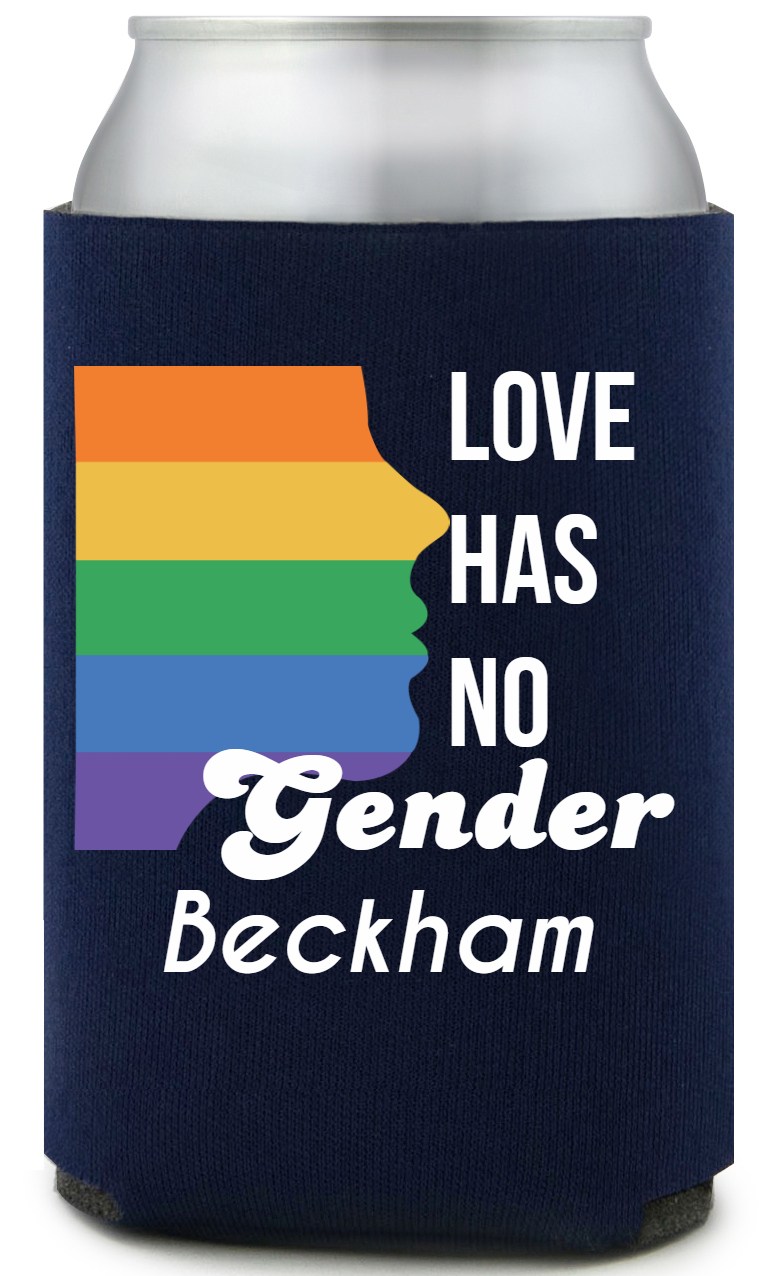 Love Has No Gender Full Color Foam Collapsible Coolies All Over Print Style 173198