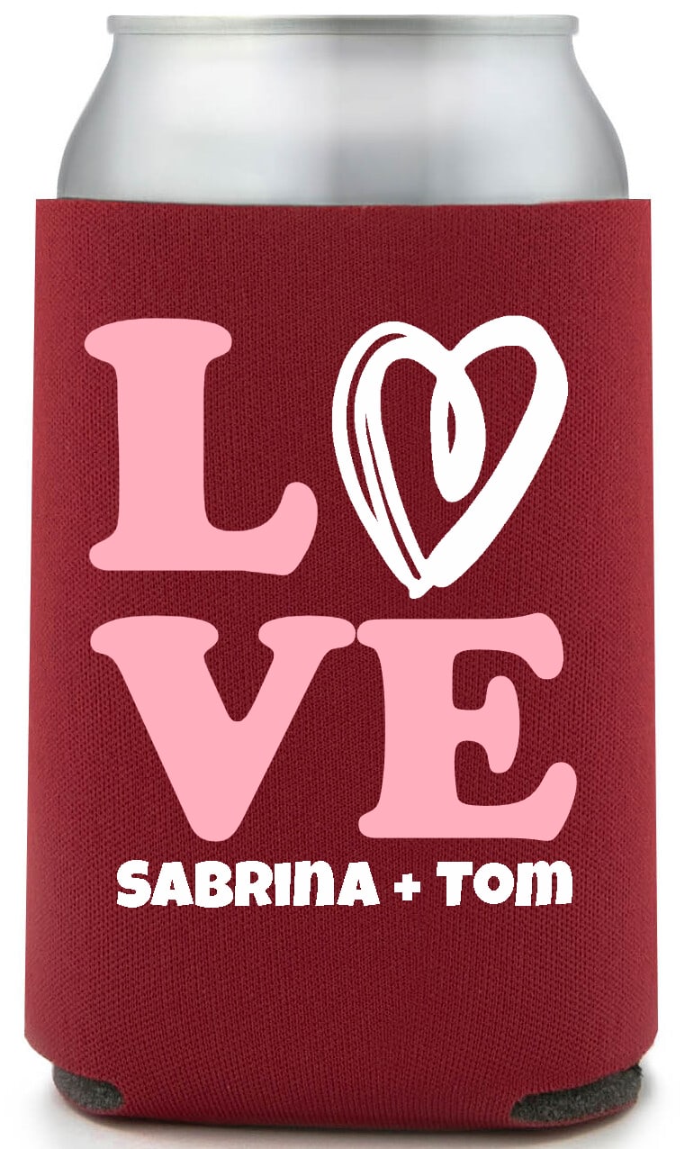 Love Sabrina Tom Full Color Foam Collapsible Coolies All Over Print Style 169530