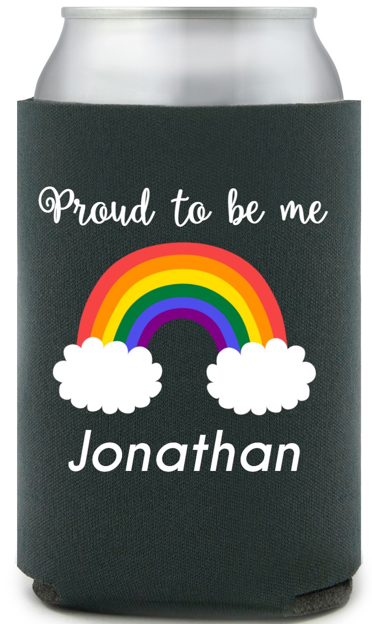 Proud To Be Jonathan Full Color Foam Collapsible Coolies All Over Print Style 173220