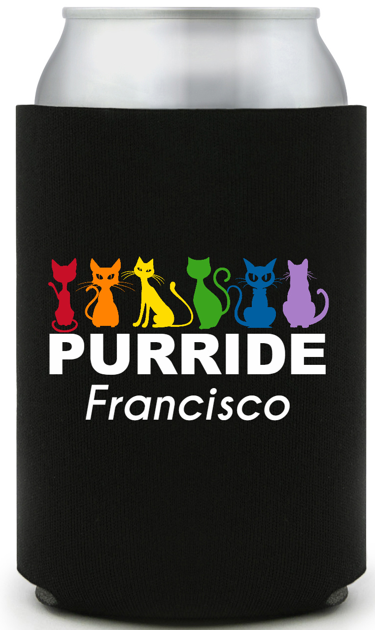 Purride Full Color Foam Collapsible Coolies All Over Print Style 173229