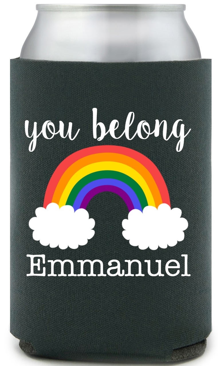 You Belong Full Color Foam Collapsible Coolies All Over Print Style 173199