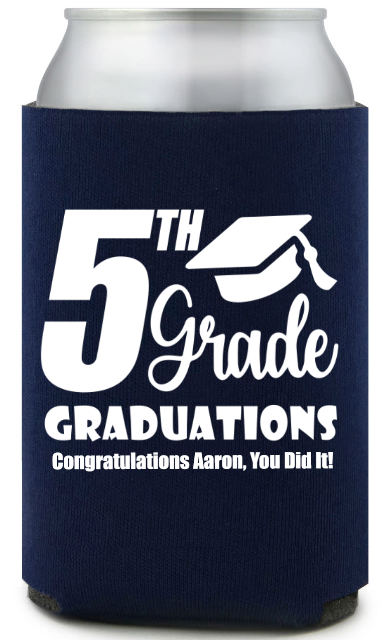 5th Grade Graduations Full Color Foam Collapsible Coolies Style 158844