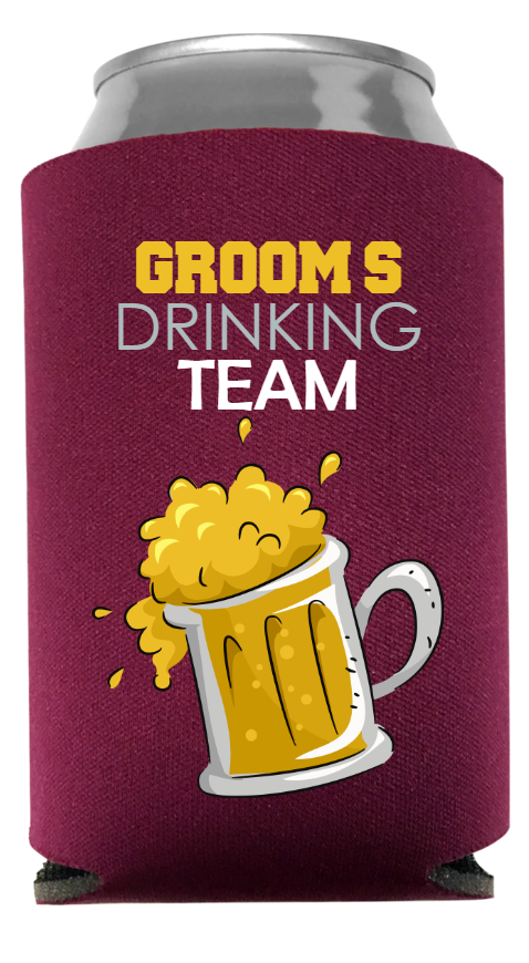 Bachelor Party Full Color Foam Collapsible Coolies Style 131086