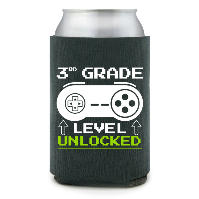 Full Color Foam Collapsible Can Coolers Back To School 3 Grade Level Rd Unlocked Style 139241