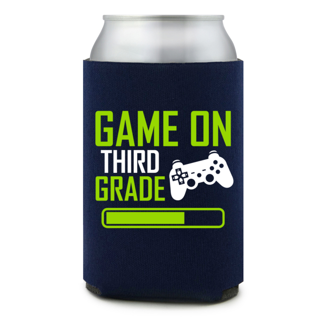 Full Color Foam Collapsible Can Coolers Back To School Game On Third Grade Style 139217