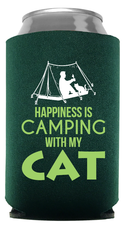 Cat Full Color Foam Collapsible Coolies Style 131817