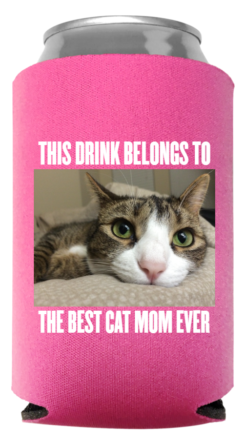 Cat Full Color Foam Collapsible Coolies Style 131813